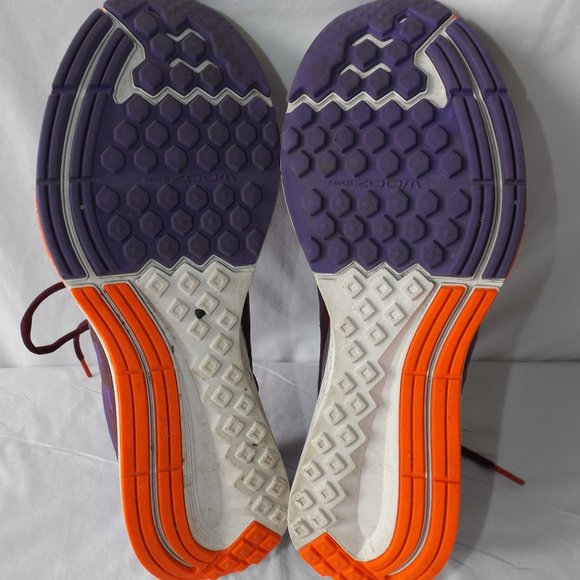 Nike Zoom Running Sneakers, Purple, Size 10.5 - Picture 4 of 11